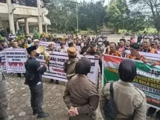 Aliansi Mahasiswa dan Ormas Inhu Gelar Aksi Damai Dukung RUU TNI