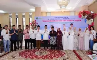 Lebaran di 'Negeri Junjungan' Meriah, Wabup Terima Tamu Komunitas Tionghoa, Khatolik dan Brunei