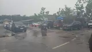 Kendaraan Membludak, Antrean Panjang Tak Terelakkan di Penyeberangan Bengkalis-Pakning