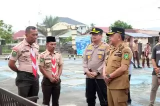 Lepas Peserta Jambore Karhutla ke Siak, Ini Pesan Bupati Kepulauan Meranti