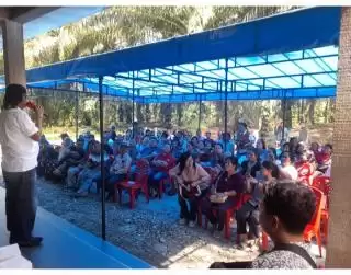 Jemput Aspirasi, Horas Sitorus Reses di Jalan Swadaya Kelurahan Pematang Pudu