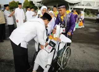 Lepas Pemberangkatan JCH Rohul, Ini Pesan H Syafaruddin Poti