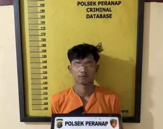 Lawak! Maling Motor Kena Maling Diringkus Polsek Peranap