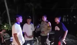 Ciptakan Suasana Kondusif, Tim Raga Polres Kepulauan Meranti Patroli KRYD dan Blue Light
