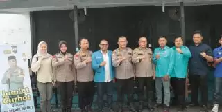 Jumat Curhat Bersama Pengurus Komite KNPI, Polres Kepulauan Meranti Ajak Jaga Kamtibmas