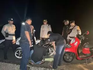 Polres Meranti Patroli Skala Besar, Cegah Tindak Kejahatan dan Premanisme
