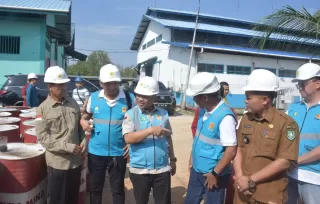 Tinjau PLTD Pangkalan Batang, Asa Wabup Bengkalis Kabel Listrik Bawah Laut Terealisasi