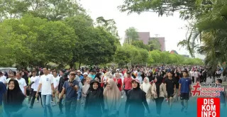 Sempena Hari Lahir Pancasila, Pemkab Rohul Gelar Jalan Santai dan Luncurkan Car Free Day