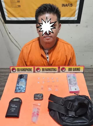 Ungkap Kasus Narkotika di Tembilahan Hulu, Resnarkoba Polres Inhil Cokok Pengedar Sabu dan Ekstasi