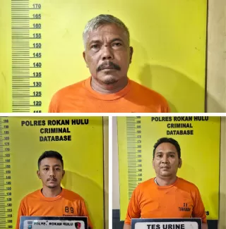 Dan Polres Rohul ringkus Pelaku dan Sita Barang Bukti BBM 10.695 Liter