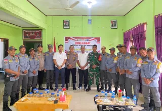 Satresnarkoba Polres Bengkalis Deklarasi Tujuh Desa 'Kampung Bebas Narkoba'