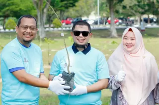 Peringati LH Sedunia 2025 Wilayah Operasi Bekasap Rokan, Camat Mandau Puji Penanaman Bibit Pohon