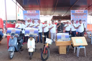 Buka Lomba Mancing Hari Bhayangkara ke 79 di Sungai Suir, Ini Asa H Asmar