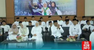 Bupati Rohul Sambut 343 Jemaah Haji Kloter 9 Asal Rohul Tiba Selamat di Batam