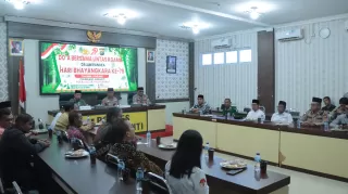 Polres Meranti Gelar Doa Bersama Lintas Agama Sambut Hari Bhayangkara ke 79