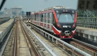 KAI Tambah Pengamanan di Stasiun LRT Jabodebek Sempena Hari Bhayangkara ke 79 di Monas