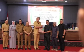 DPRD Kepulauan Meranti Terima Ranperda LPP APBD 2024, Fraksi Diminta Siapkan Pandangan Umum