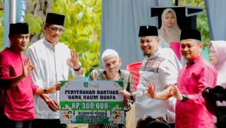 Tabligh Akbar TBI 1447 H di Talang Mandi, RIki R: Ini Bagian Jaga Silaturahmi Bersama