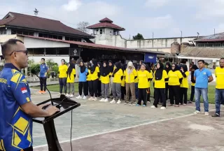 Rutan Rengat Inhu Gelar Ragam Pertandingan Olahraga