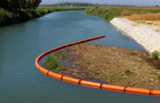 Maksimalkan Pengamanan Aliran Sungai dengan Log Boom HDPE