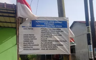 Proyek JDU Marindal City Rampung, Tirtanadi Gelontorkan Rp2,2 Miliar