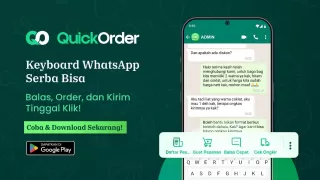 Tenang! Sekarang ada 'QuickOrder' Aplikasi Keyboard Pengganti Selly Bantu Seller UMKM Satset Jualan