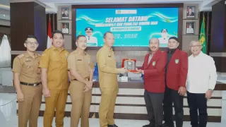 Mahasiswa UISU KKN Tematik di Stabat, Ini Pesan dan Harapan Bupati Langkat