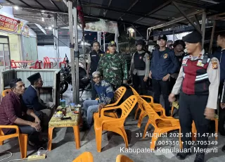Tim RAGA Polres Kepulauan Meranti Patroli gabungan Cegah Premanisme dan Geng Motor