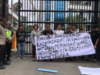 Dugaan Korupsi Pengadaan Makanan di Lapas Rantau Prapat, Mahasiswa Geruduk Kejatisu