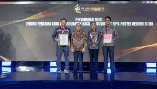 PTPP Raih Rekor MURI Lewat Penerapan Inovasi, Tegaskan Komitmen Pionir Konstruksi Berkelanjutan