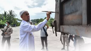 Ulah Cangkang Sawit Berserakan di Jalan Wali Kota Dumai Tegur Tiga Perusahaan