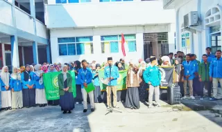 Mahasiswa STAI NH Gelar Doa Bersama dan Deklarasi Pernyataan Sikap DEM