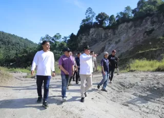 Pemkab Asahan Berduka, Wakil Bupati Asahan Tinjau Lokasi Tambang Batu di Aek Songsongan