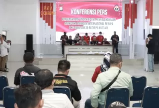 Singkap Jaringan Narkotika Internasional, Polres Inhil Sita Sabu Tiga Kg dan Puluhan Ekstasi