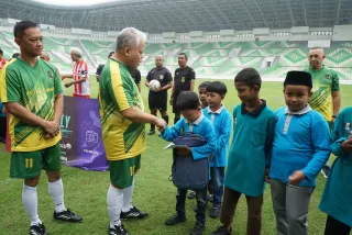 Hangat dan Sportif, Kejati Sumut Gelar Laga Persahabatan dengan Pimpinan Redaksi Media