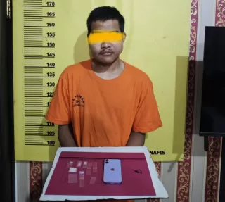 Petani Nyambi Jualan Sabu Dicokol Polisi di Inhu