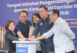 Menko Infrawil Resmikan TI Pengembangan Kilometer 05 Jagorawi Travoy Hub, Rest Area Generasi Baru