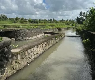 Dukung Pertanian Bali, Kementerian PU Rehabilitasi Jaringan Irigasi DAS Sungi di Tabanan