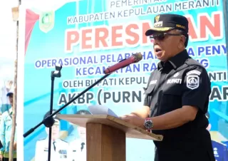 Resmikan Pelabuhan Desa Penyagun dan Tinjau RS Pratama, Ini Pesan H Asmar
