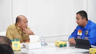 Audiensi Dengan KNPI Langkat, Syah Afandin Tekankan Musda Tanpa Dualisme