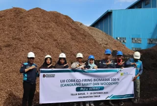 PLN Indonesia Power UBP Berau Uji Coba Co-Firing Cangkang Sawit dan Woodchip