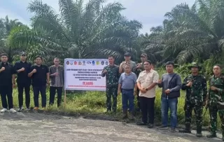Satgas PKH Tindak dan Sita Kebun Sawit PT JJP dalam Kawasan Hutan di Rokan Hilir