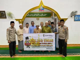 Giat Suling Emas, Polres Kepuluan Meranti Ajak Warga Perkuat Iman dan Jaga Kamtibmas