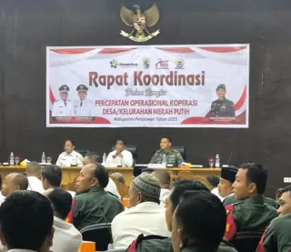 Buka Rakor Koperasi Merah Putih se Pelalawan, Ini Harapan H Zukri