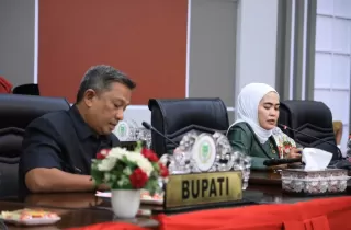 DPRD Rohul Paripurna Pertanggungjawaban APBD 2024, Bupati Umumkan Raih Opini WTP ke 9