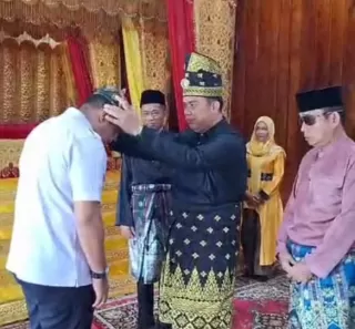 LAMR Kepulauan Meranti Sambut Hangat Kalapas Selatpanjang dengan Prosesi Adat Melayu