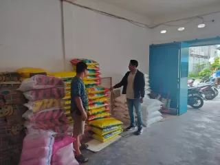 Polres Kepulauan Meranti Bersama Disperindag dan DKPP Sinergi Sidak Stok dan Harga Beras