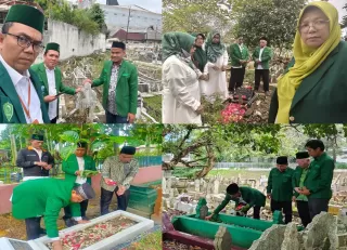 Warga Washliyah Gelar Ziarah dan Doa Menjelang Harlah ke-95