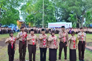 Perbes III Pramuka Kepulauan Meranti Dibuka, H Asmar Serukan Pembinaan Karakter Generasi Muda