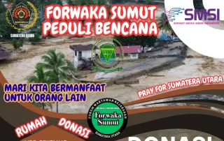 Forwaka Sumut Bentuk Relawan Peduli Bencana untuk Bantu Korban Banjir